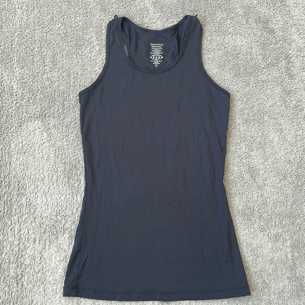 EC Sweaty Betty Black Fitted Tank - Size XS